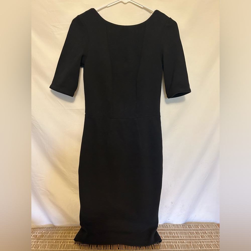 Boden Kaia Ottoman Midi Dress Black Size 2